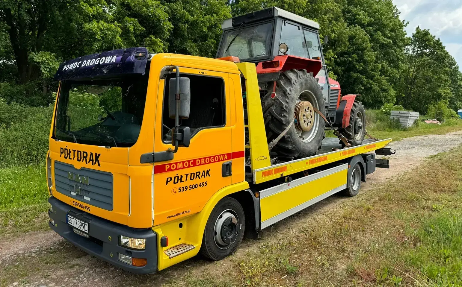 pomoc drogowa Półtorak